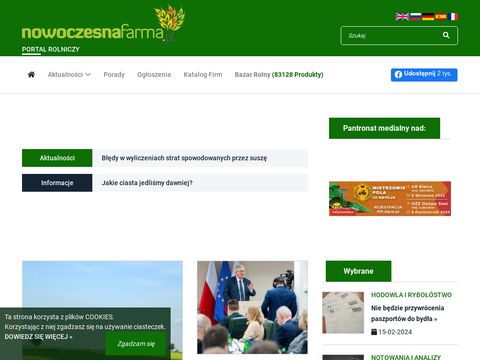 Nowoczesnafarma.pl nowoczesny portal rolniczy