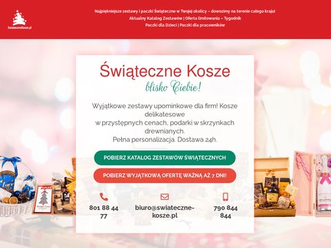 Paczki prezentowe - swiateczne-kosze.pl