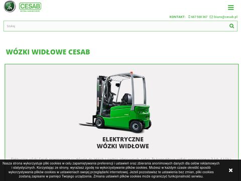 Cesab.pl wózki widłowe