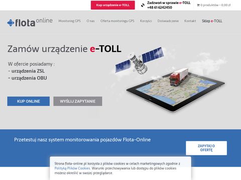 Flota-online.pl monitoring pojazdów