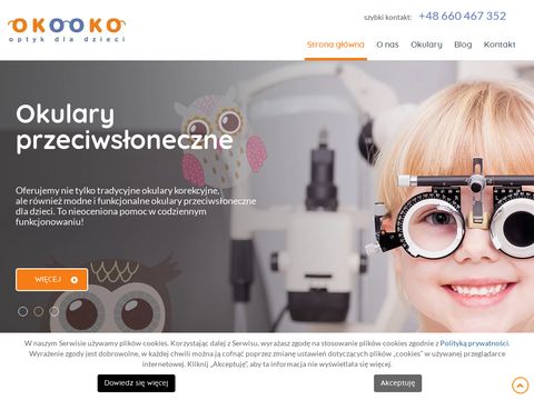 Okooko.com.pl badania wzroku dla dzieci Łódź