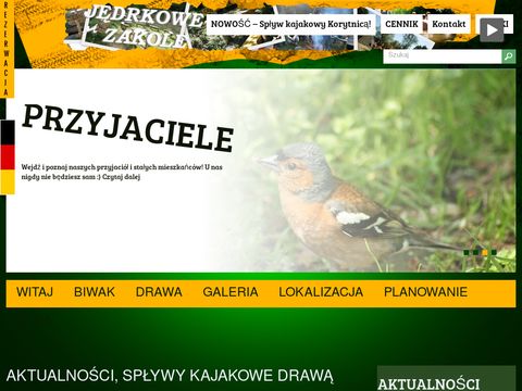 Jedrkowezakole.pl - firmowy spływ kajakowy Drawą