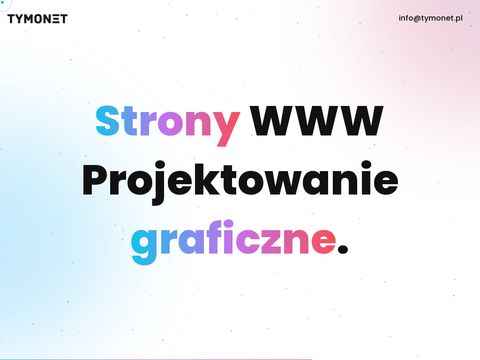 Tymonet.pl - projektowanie stron internetowych