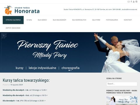 Taniec - Tarnów - Studio Tańca Honorata
