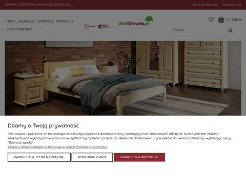 Urokdrewna.pl - łóżka drewniane