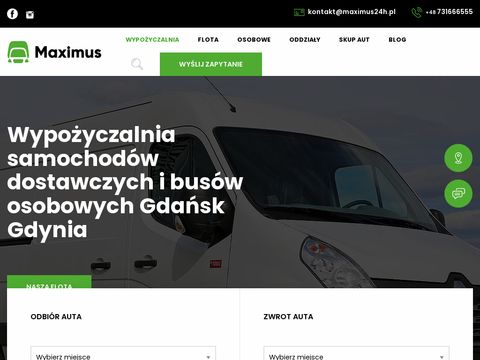 Maximus24h.pl wypożyczalnia samochodów