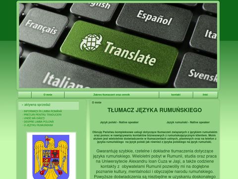 Rumunia.entro.pl tłumacz język rumuński