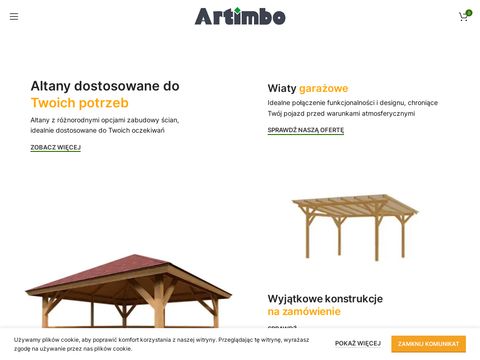 Artimbo.pl drewniane wyposażenie ogrodów