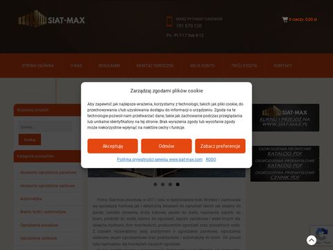 Siat-max.com - akcesoria ogrodzeniowe