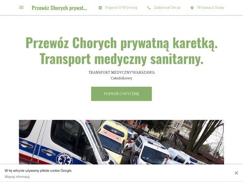 Transportmedycznywarszawa.business.site przewóz