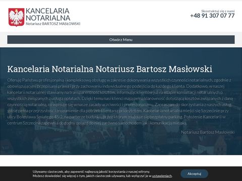 Notariusz-maslowski.pl kancelaria Szczecin