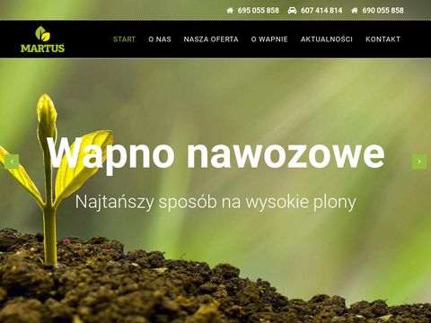 Martus.com.pl - wapno nawozowe