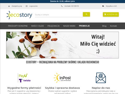 Ecostory.pl sklep z produktami naturalnymi