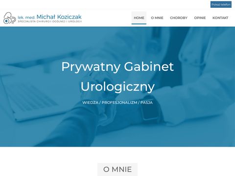 Michalkoziczak.pl urolog