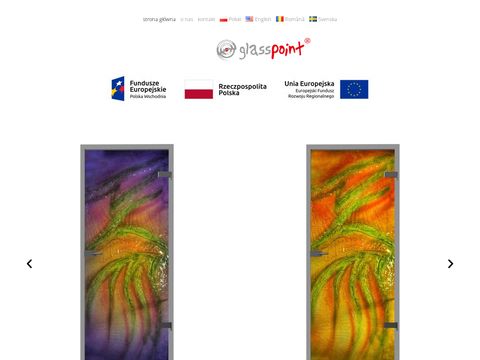 Glasspoint.com.pl - artystyczne drzwi szklane