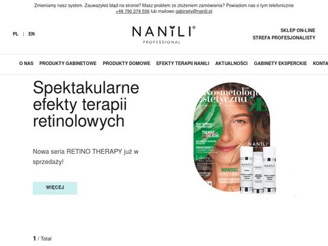 Nanili.pl trądzik różowaty kosmetyki