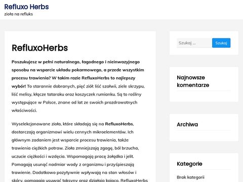 Refluxoherbs.pl na zgagę