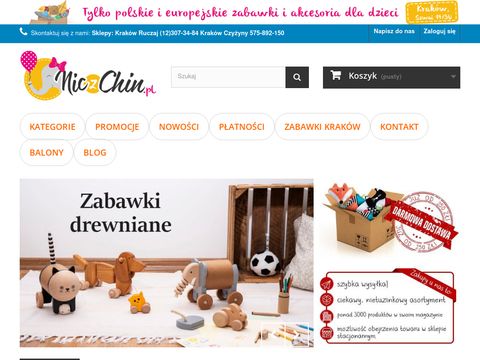 Sklep NICZCHIN.PL - Bezpieczne zabawki z Polski i Europy