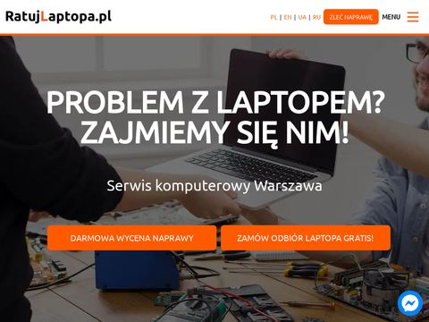 Ratujlaptopa.pl naprawa Warszawa