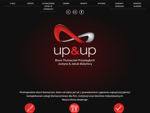 Upup.pl tłumaczenia angielski Koszalin