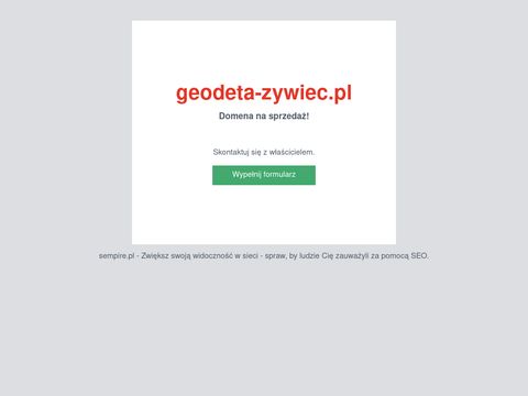Geodeta-zywiec.pl mapy powykonawcze
