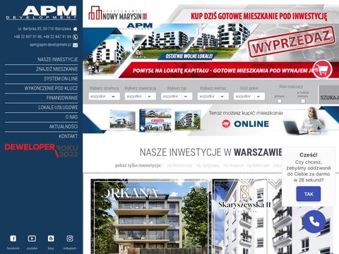 APM Development - mieszkanie deweloper Warszawa