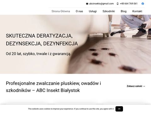 Abcinsekt.pl - dezynsekcja Białystok