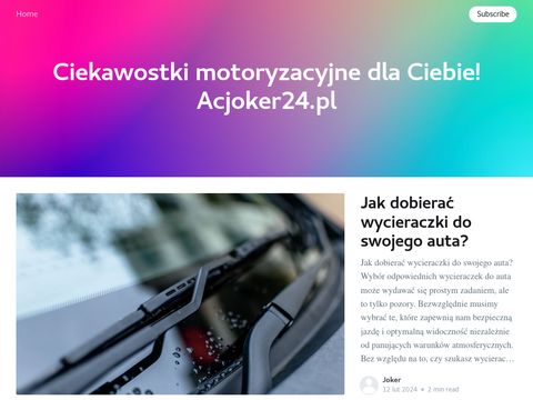 Acjoker24.pl - pomoc drogowa