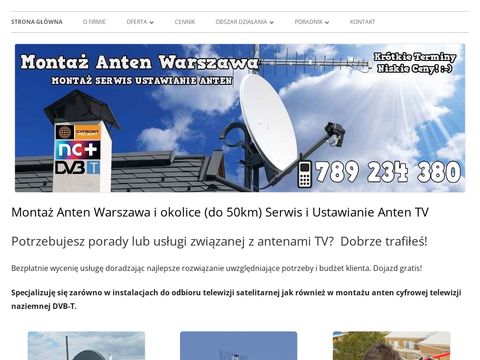 Montaz-anten-sat.pl Warszawa