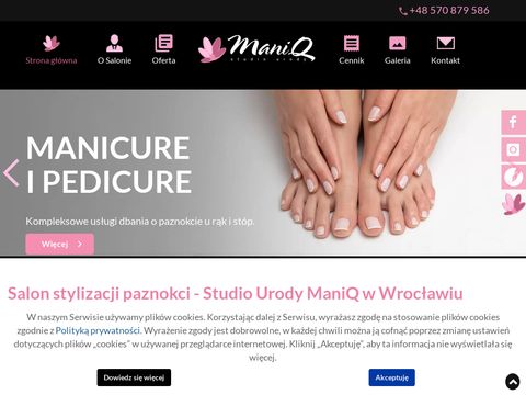 ManiQ pedicure leczniczy Wrocław