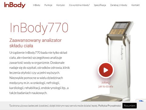 Inbody770.pl - analizator masy ciała