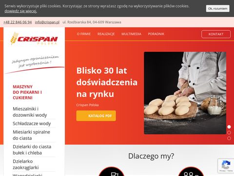 Crispan.pl - maszyny piekarnicze