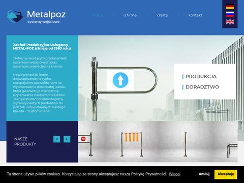 Metal-poz.pl - bramki sklepowe wejściowe