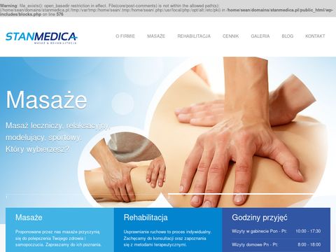 Stanmedica.pl - masaż i rehabilitacja w Sosnowcu