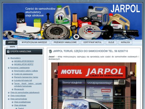 Jarpol Toruń sklep motoryzacyjny