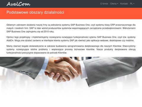 Avalcom - wdrożenia i integracje SAP Business One