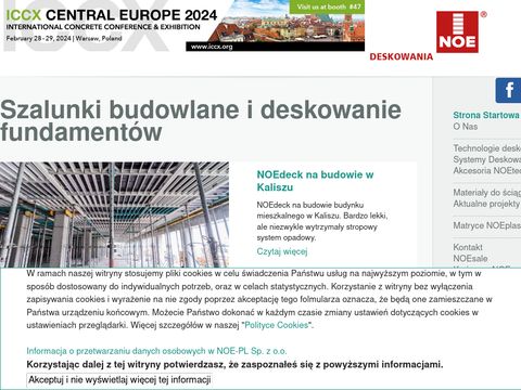 Noe.pl maty szalunkowe Warszawa