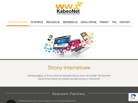 Kabeonet.pl projektowanie stron www Opole