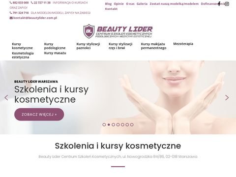 Beauty Lider - szkolenia i kursy kosmetyczne