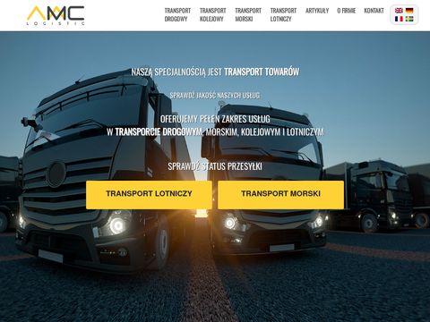 Amclogistic.pl transport towarów