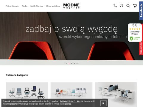 ModneWnetrze.pl meble biurowe, fotele obrotowe