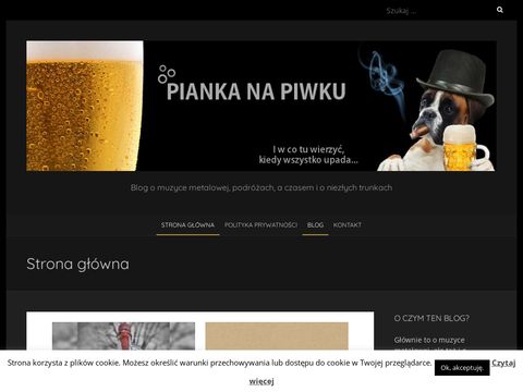 Piankanapiwku.pl blog o muzyce metalowej