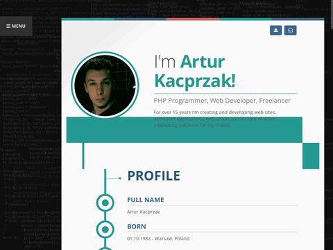 Akacprzak.pl - programista PHP, web developer