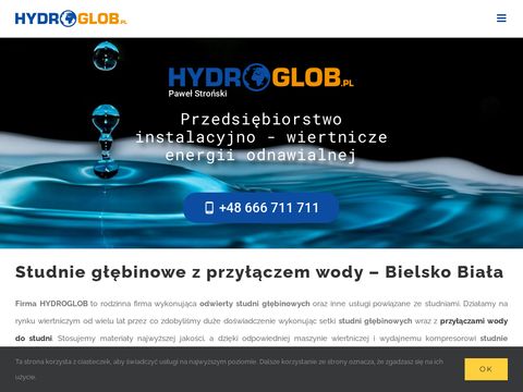 Hydroglob.pl studnie głębinowe Śląsk