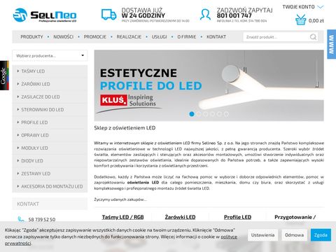 Sklep.sellneo.pl - profesjonalne oświetlenie led