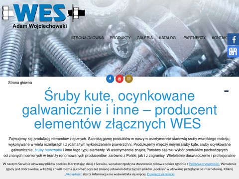 Wes.net.pl śruby ocynkowane ogniowo