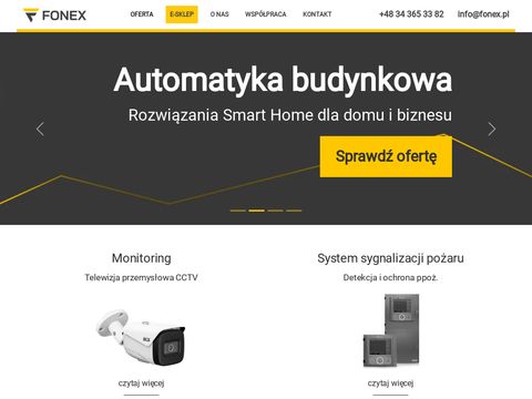 Fonex - monitoring, alarmy, systemy zabezpieczeń