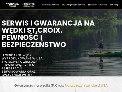 Stcserwis.pl - rejestracja wędki st. Croix