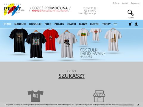Printsc.pl - sklep z odzieżą promocyjną
