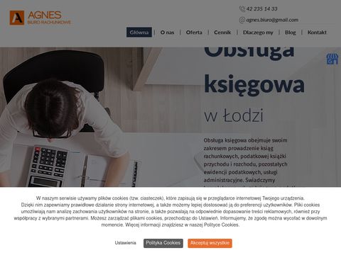 Agnes biuro rachunkowe Łódź usługi rachunkowe